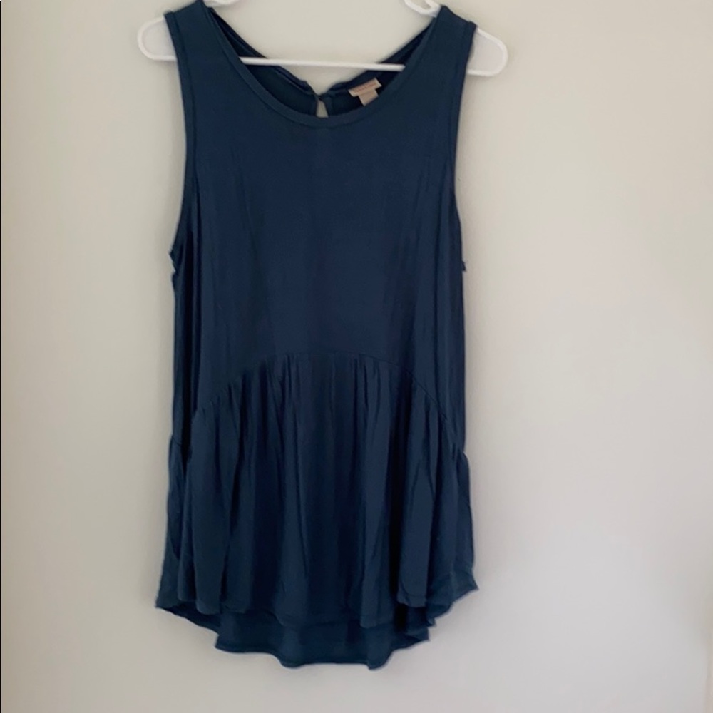 Turquoise Baby Doll Tank